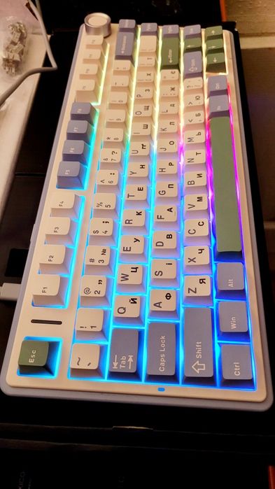 Клавиатура Aula F75 Hot-Swap PBT 2.4G wireless BT