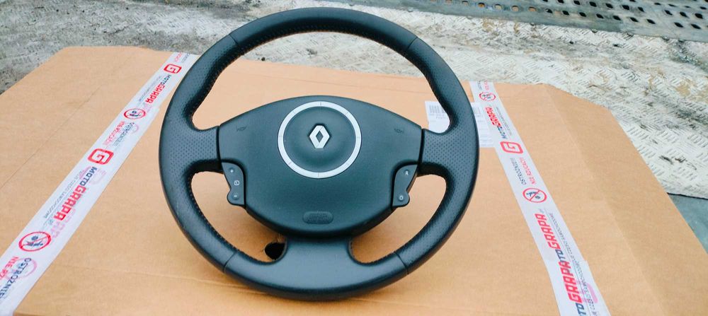 kierownica renault scenic 2 lift megane 2 lift skóra z tempomatem