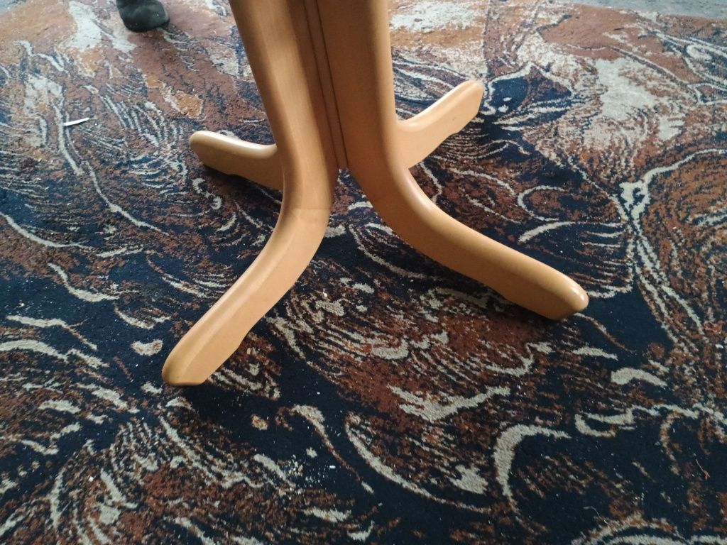 Stół z drewna bukowego, rozkładany, stan idealny 160x110