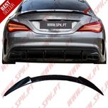 AILERON TRASEIRO LOOK M4 MERCEDES CLA (BLACK GLOSS) - (13-18)