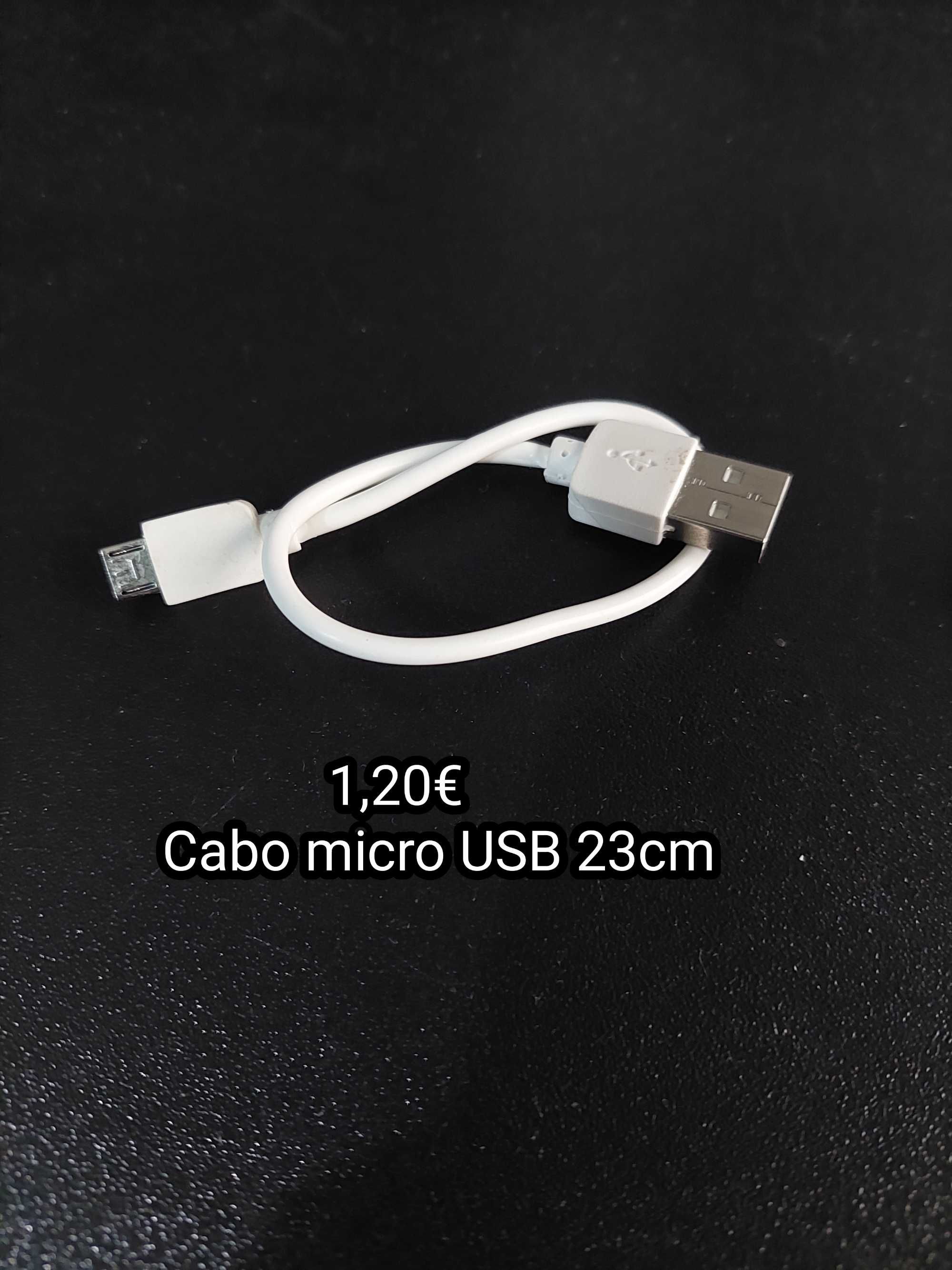 Cabos Micro USB como novos