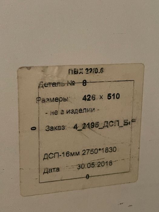 Шафа для персоналу дсп