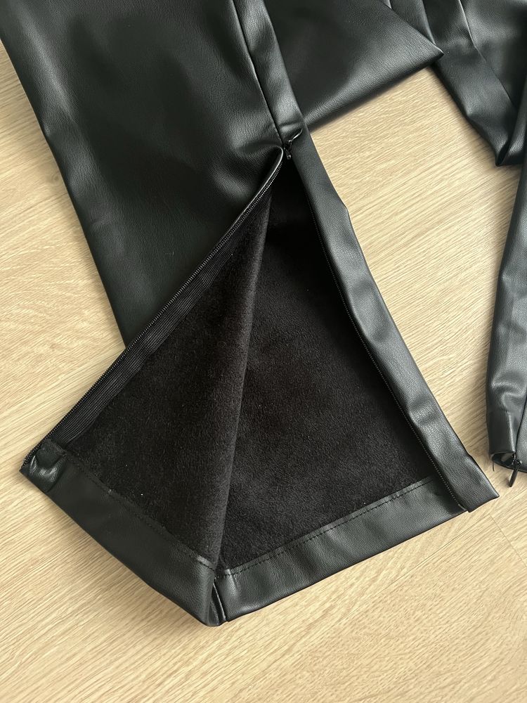 Продам новую кожаную куртку и штаны (костюм кожаный) ZARA