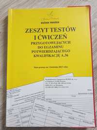 Zeszyt testów i ćwiczeń kwalifikacja A.36, Bożena Padurek