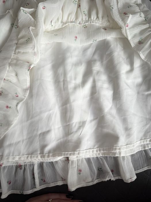 Шифоновий сарафан H&M, шифонова сукня для дівчинки H&M