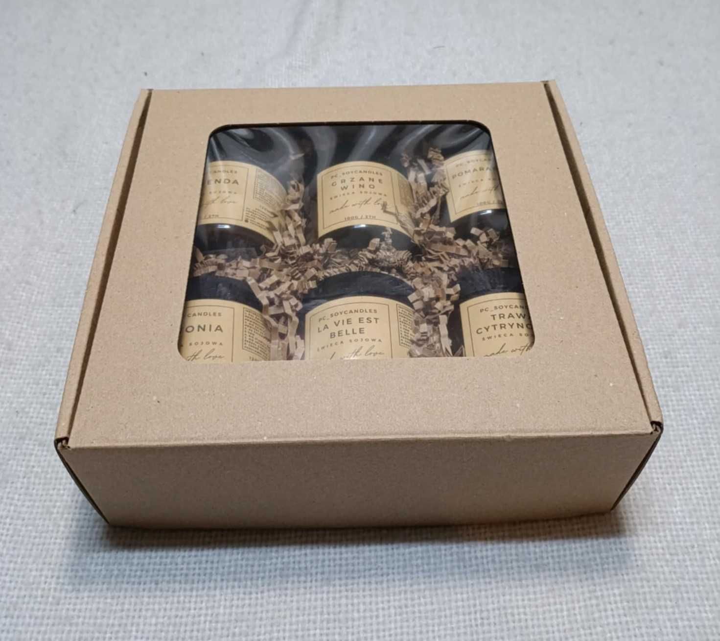 Zestaw Prezentowy Świece Sojowe Zapachowe 6x120ml