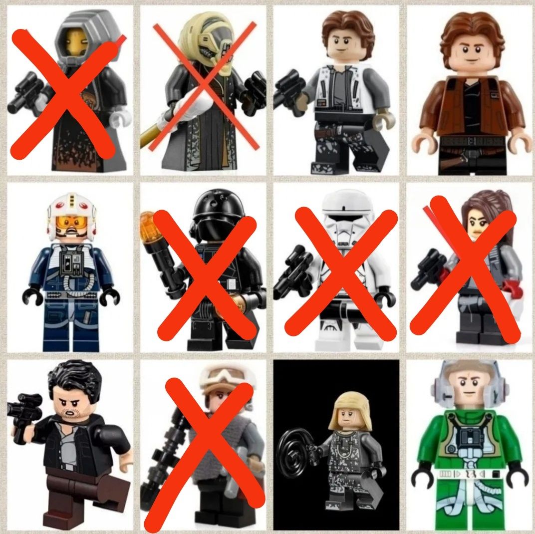 Minifiguras Star Wars compatível c/ Lego (Novos)