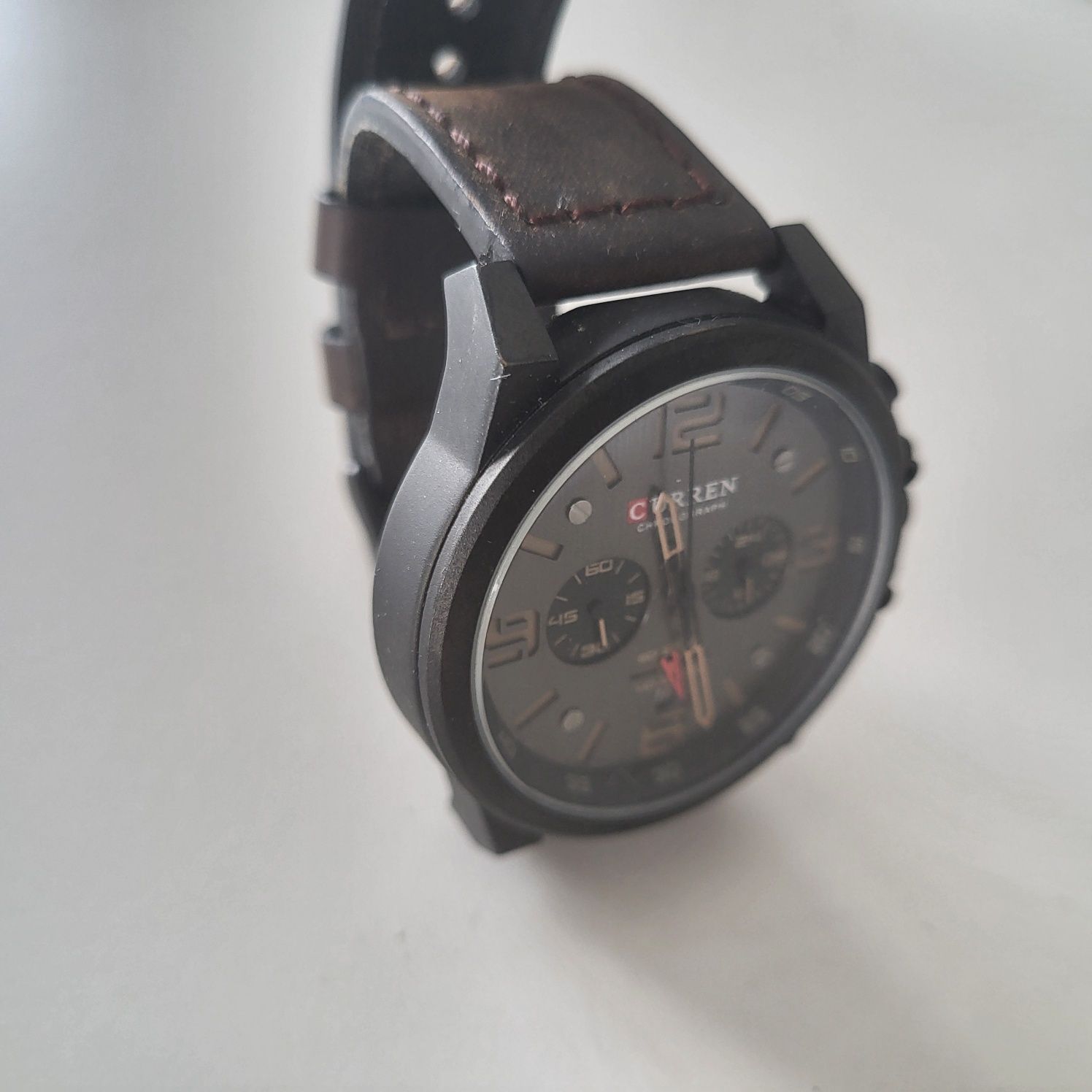 Zegarek CURREN brązowy - tarcza 46mm - używany