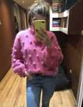Sweter oversize z alpaki i welny