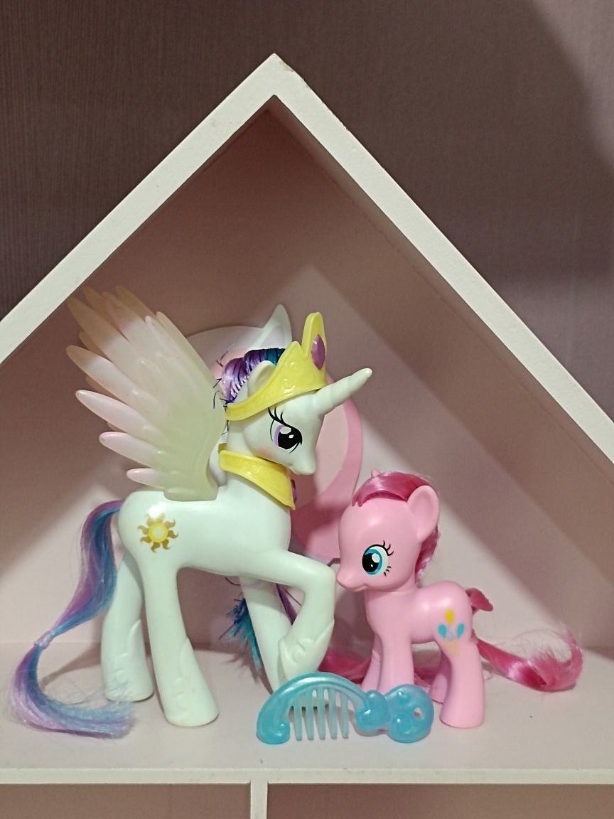 My Little Pony Zestaw Crystal Empire Celestia Pinkie G4 Hasbro unikat