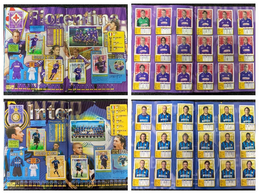 Merlin Calcio 1998/1999 Полная коллекция.panini