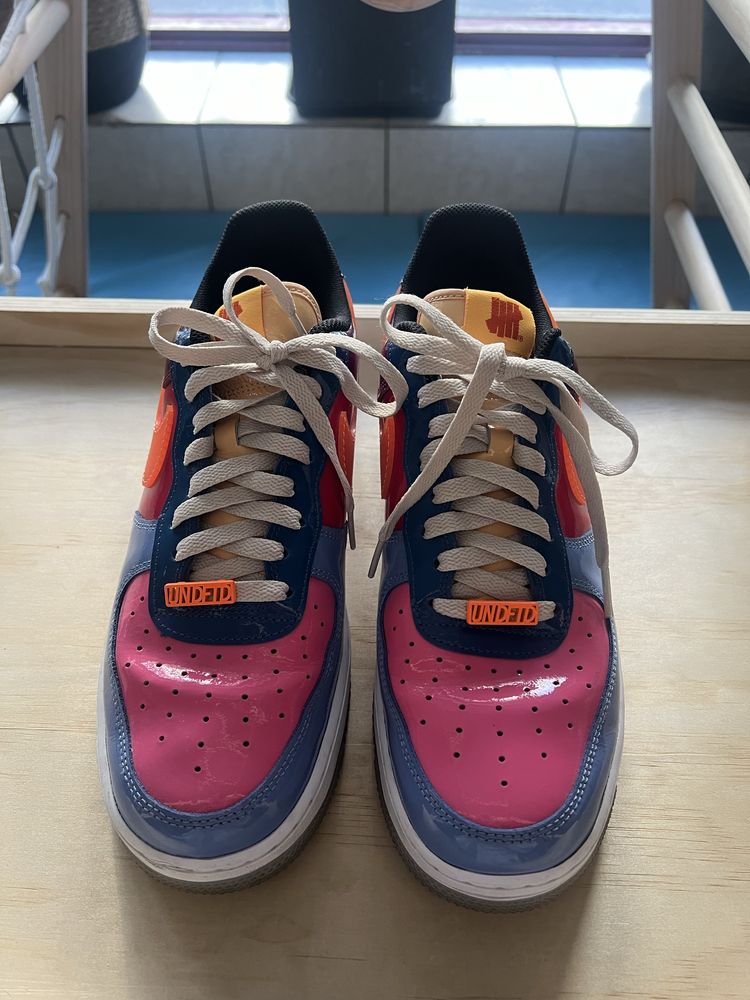 Nike Air Force low undefeated multi patent