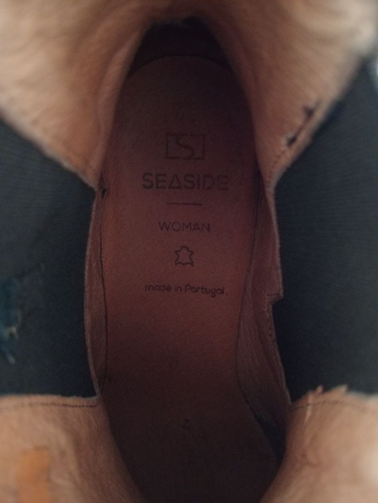 Botas de pele Seaside