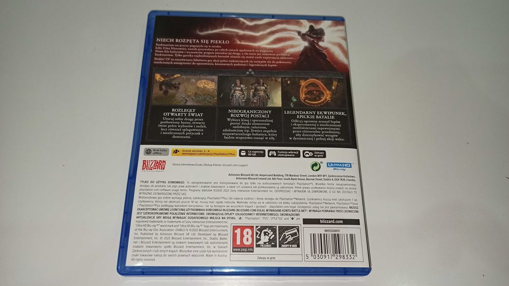 ps5 DIABLO IV PL mówią po polsku , polska okładka HIT