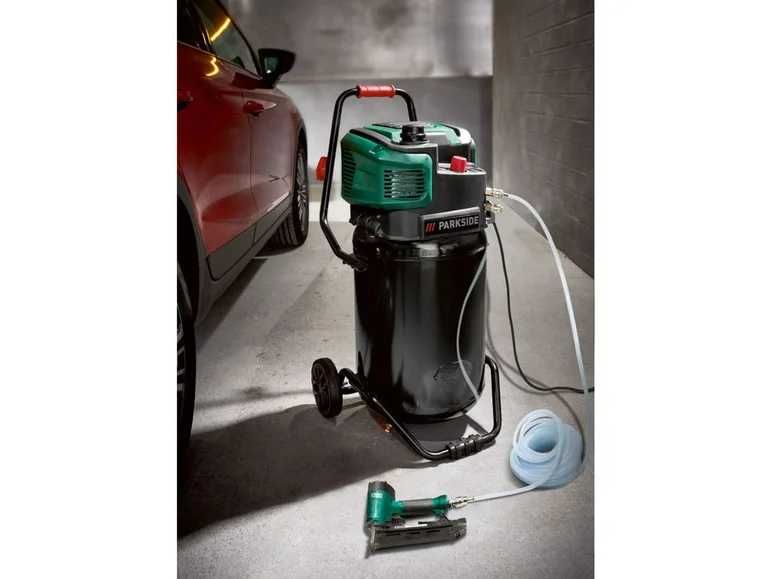 Kompresor bezolejowy pionowy Parkside PVKO 50 A1 50 l 10 bar