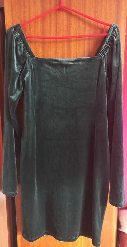 Gotycka ciemnozielona sukienka goth alternative romantic goth vampire