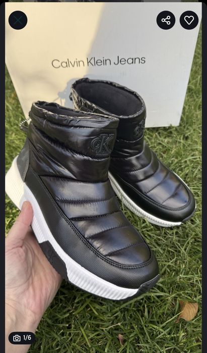 Дутики calvin klein из новой колекции