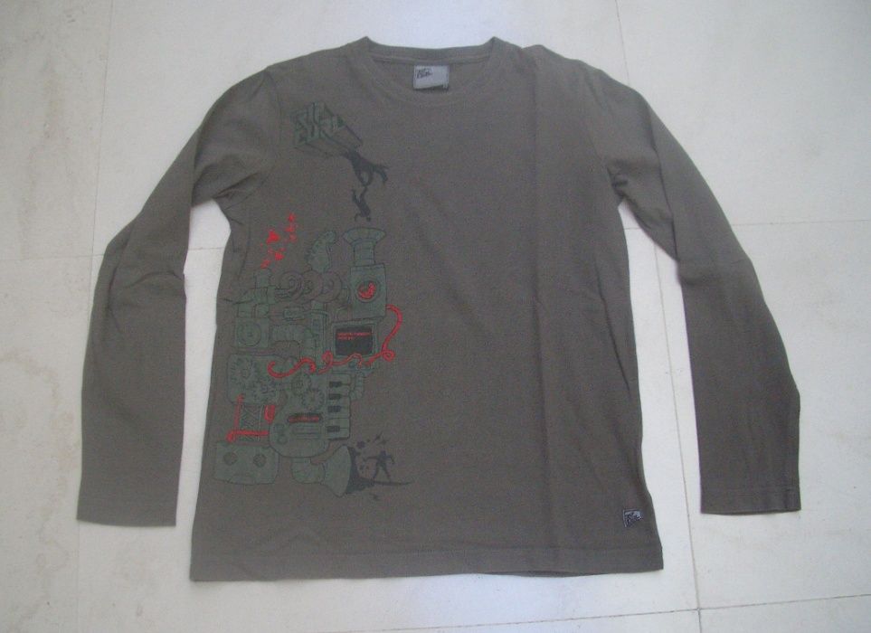 T-shirt manga comprida