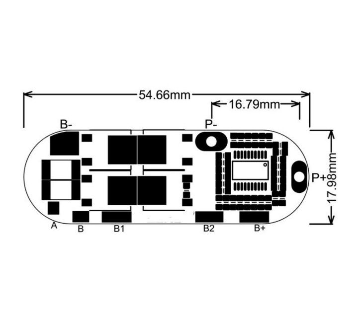 БМС контроллер заряда/разряда BMS 3S, 4S, 5S / 25A для Li-ion аккум.