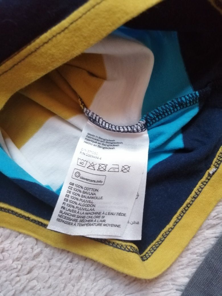 Komplet chłopięcy bluzka H&M spodnie Cool Club r 68/74