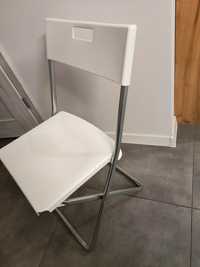 Krzesło składane cateringowe białe