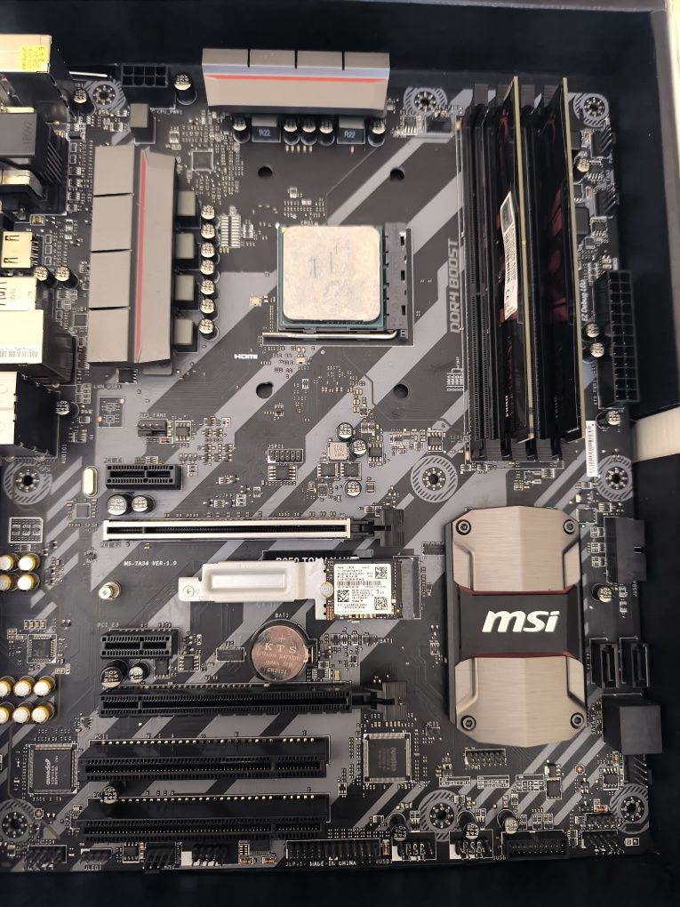 Комплект AM4 MSI B350 Tomahawk Ryzen 3 1200 16Gb