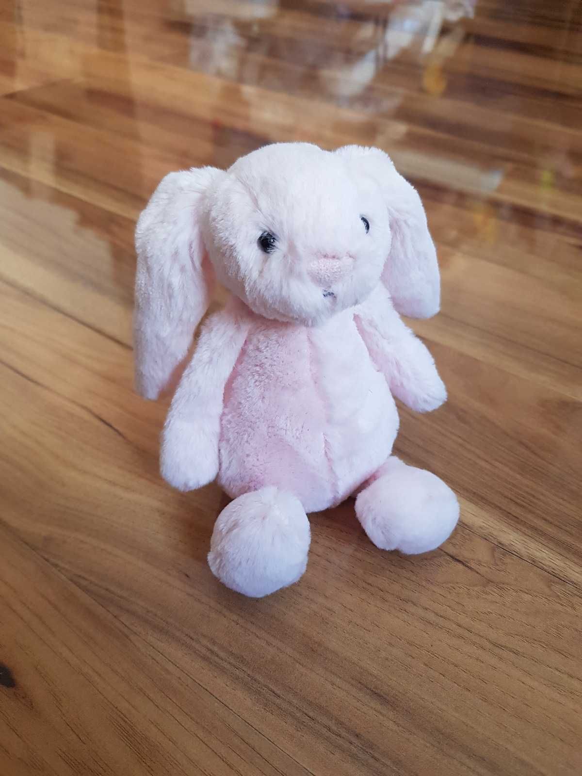 Jellycat Króliczek Grzechotka Różowy Bashful Pink Bunny Rattle