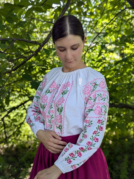 Жіноча вишиванка, вишита сорочка "Весна", розмір S-M