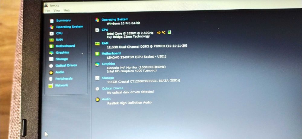 Lenovo thinkpad T430 - I5-3320M/ 8GB Ram / 120GB SSD