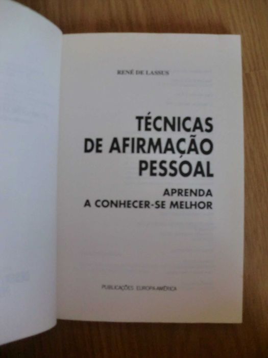 Técnicas de Afirmação Pessoal
de René de Lassus