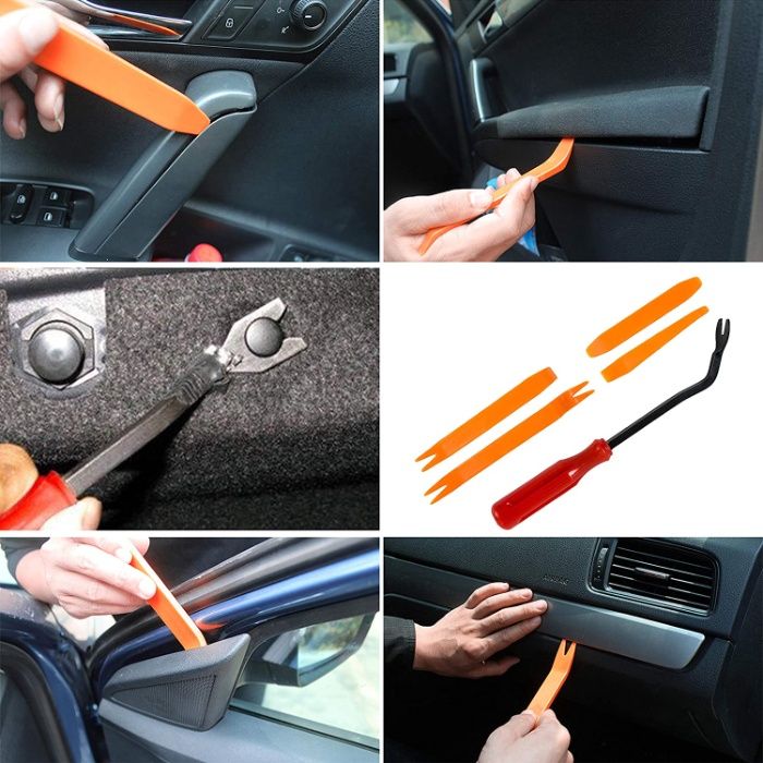 Conjunto de Clipes de Retenção de Carro Rebites Plásticos 435Pcs