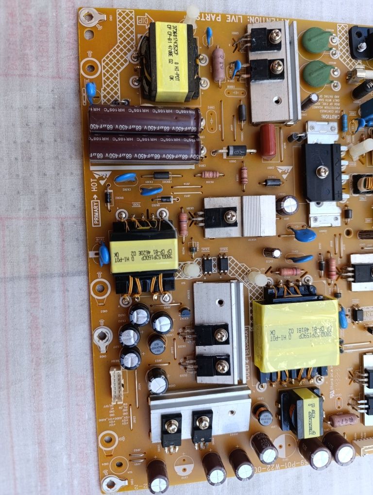 Плата блока питания Филипс 42 дюйма   715G6169-P01-W22-002H