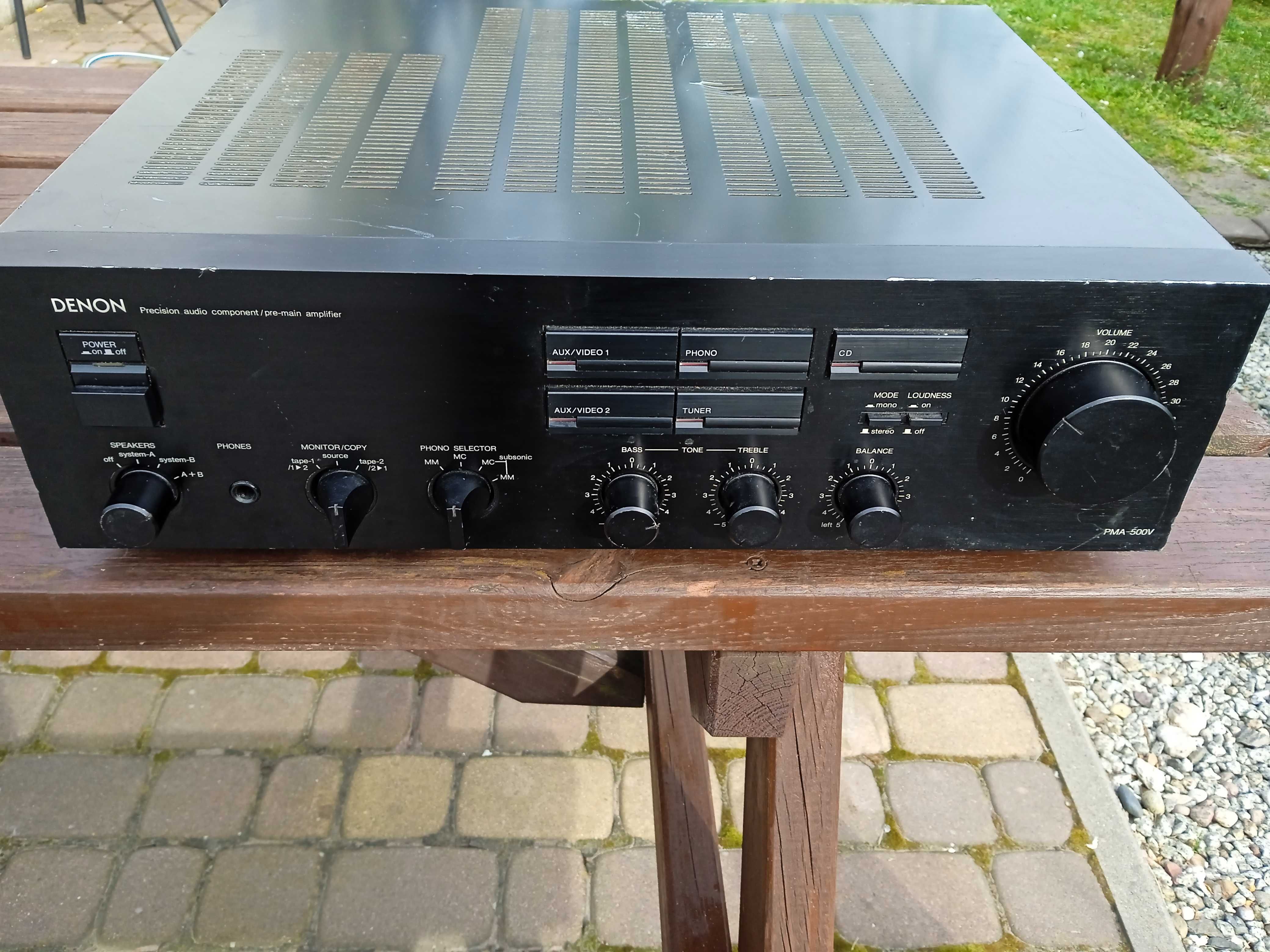 Wzmacniacz stereo Denon PMA-500A. Uszkodzony.