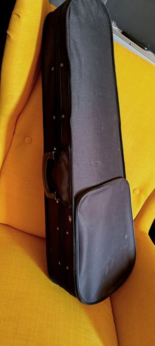 Skrzypce elektryczne Leonardo 4/4 + pokrowiec + żeberko