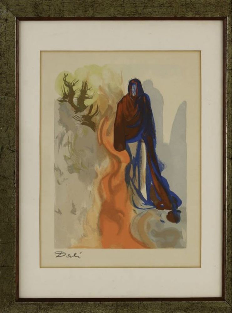 Quadro salvador dali - litografia assinada