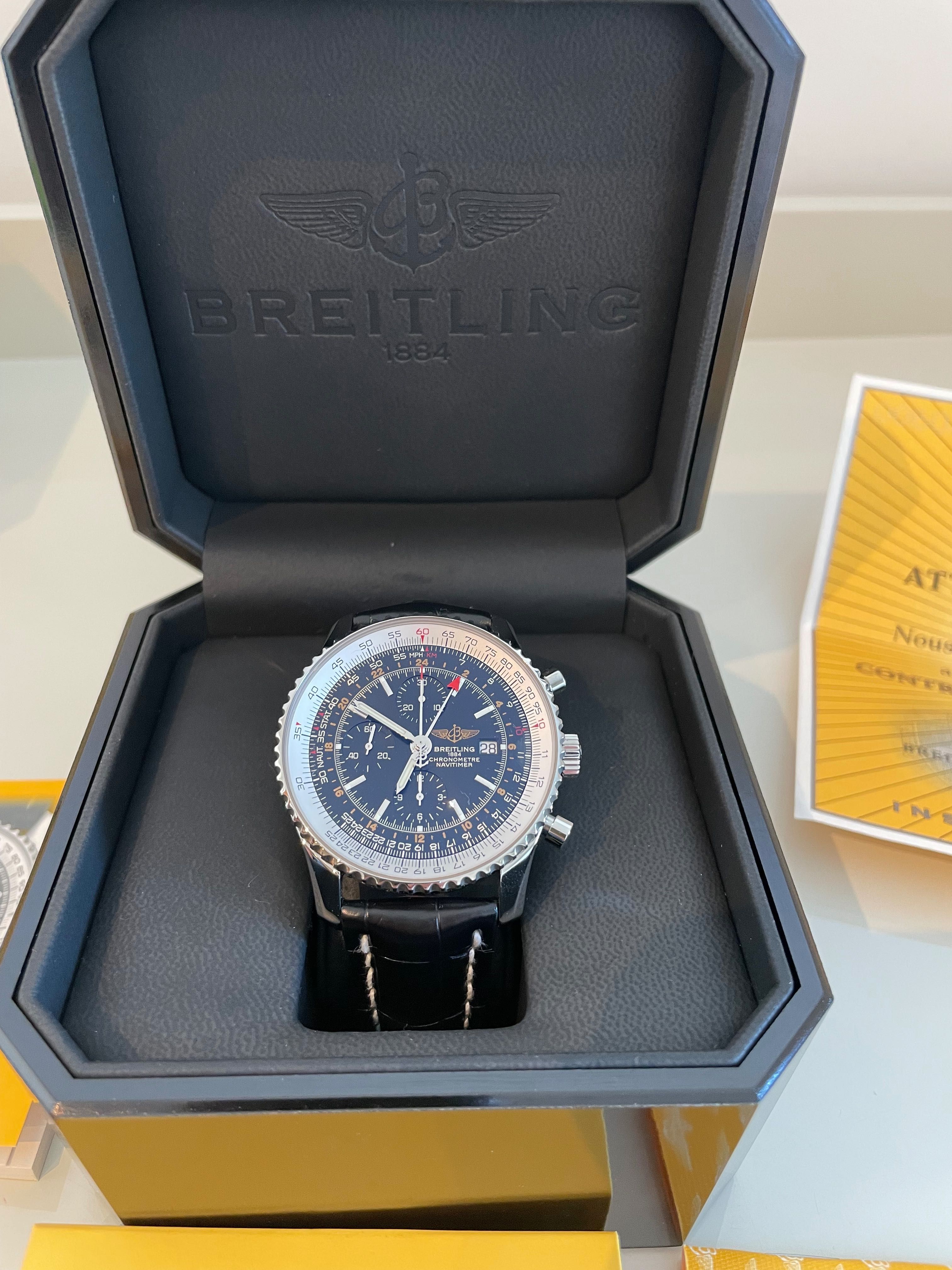 Breitling Navitimer Chronograph GMT 46