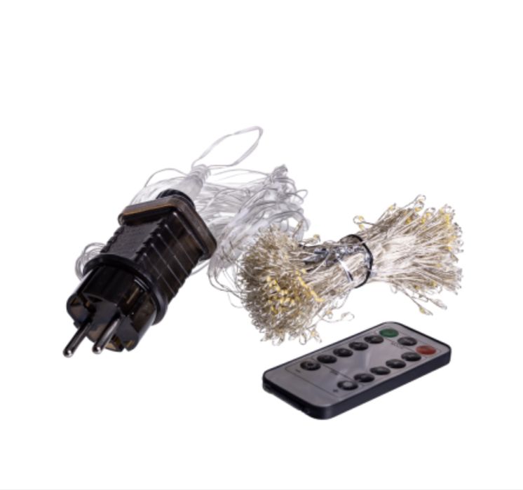 Новинка! Гірлянда штора мішура/ хвойна лапа 3*2, 3*3