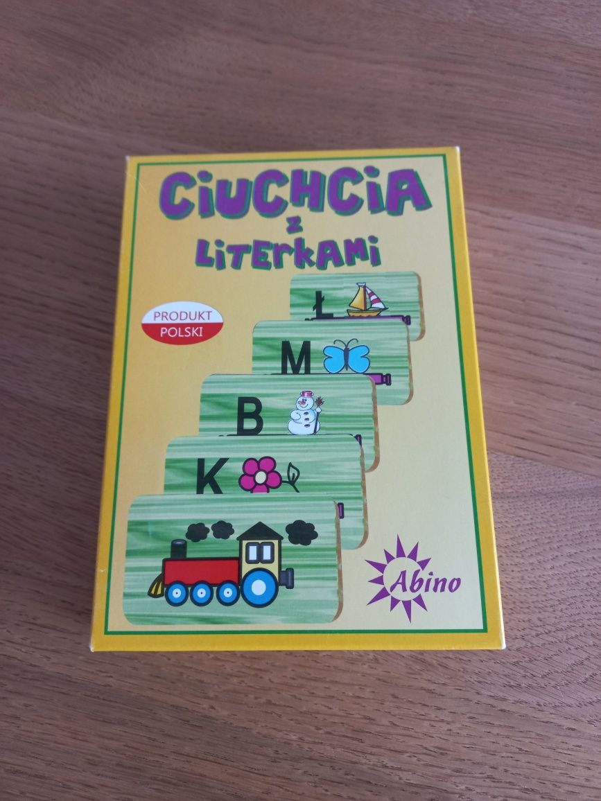 Gra Ciuchcia z literkami wiek 4+