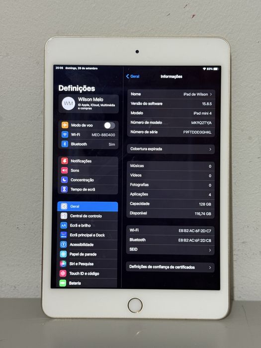 Ipad mini 4 128Gb