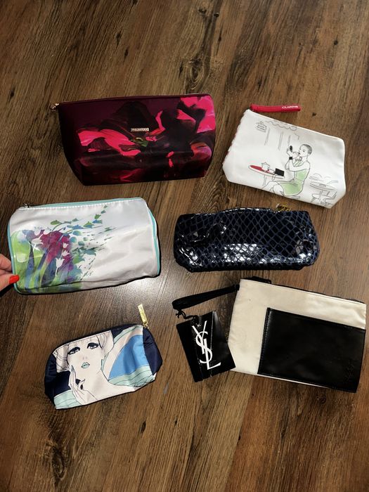 Брендові косметички YSL, Ester lauder, Clarins , Ted baker