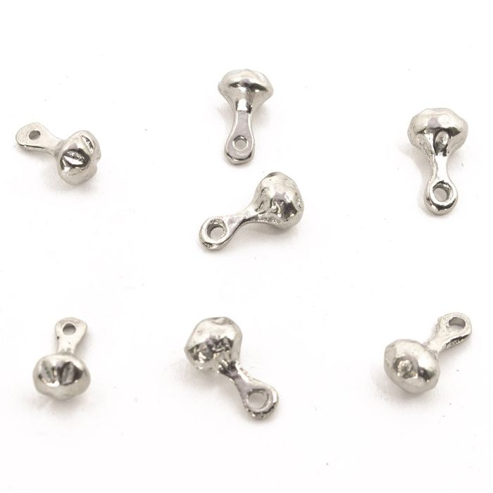 Późnośredniowieczna Gałka Stożkowa Wykonana Z Mosiądzu Srebrzonego