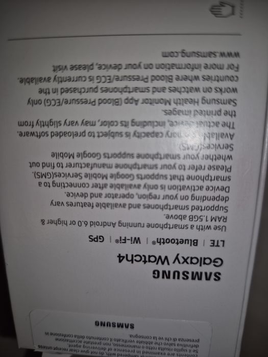 Zegarek Samsung smartwatch 4 LTE,BLUETOOTH, WI-FI, GPS Nowy