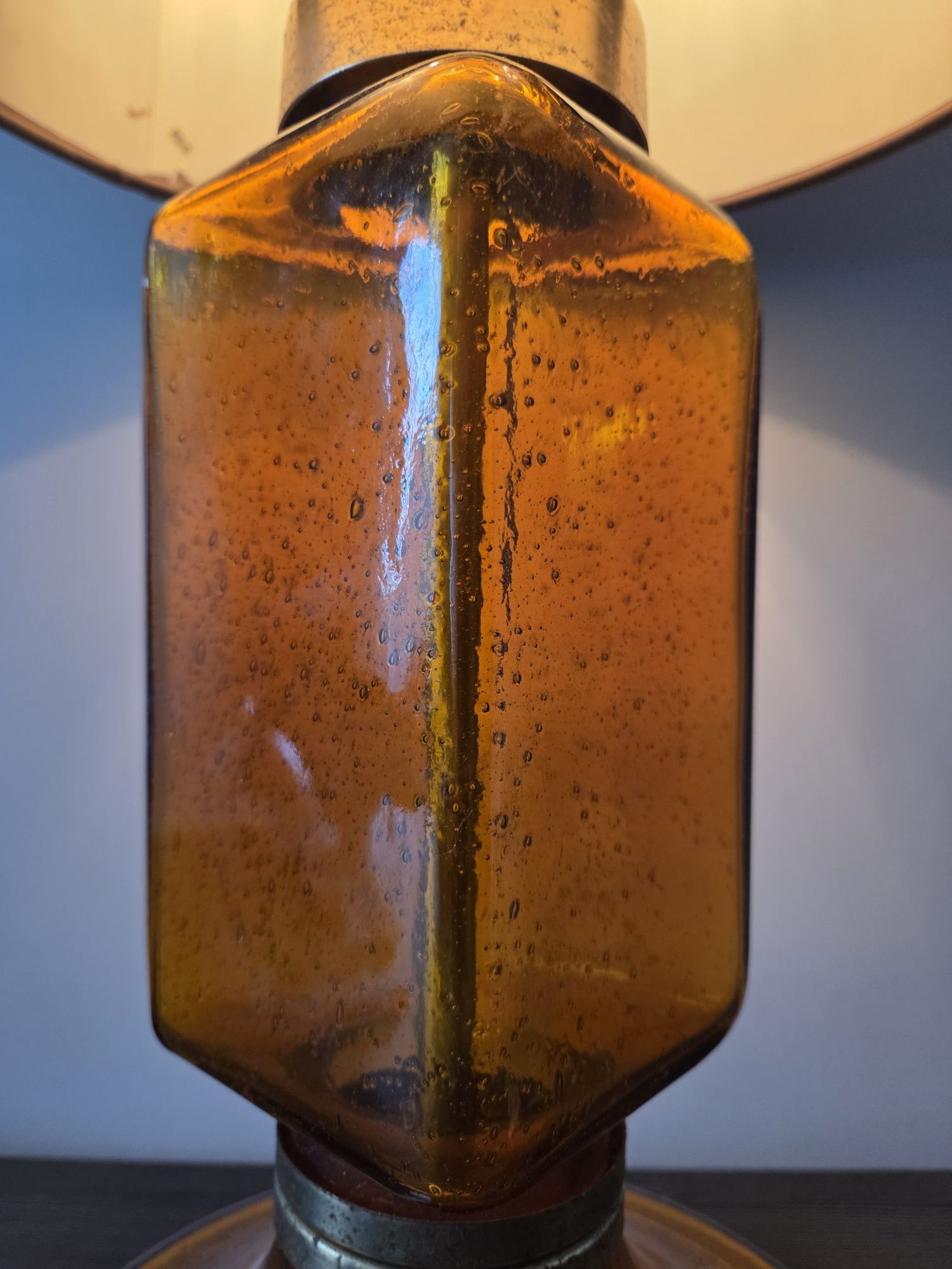 Szklana lampa ZSO Polam Poznań