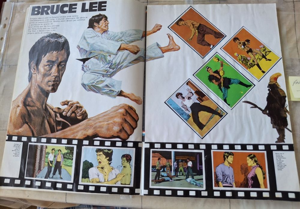 Colecção cromos Kung Fu Karaté