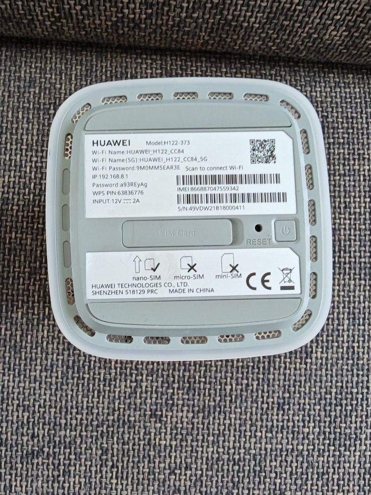 Router 5G Huawei H122 CPE PRO 2 na kartę SIM wifi 6 bardzo szybki rout