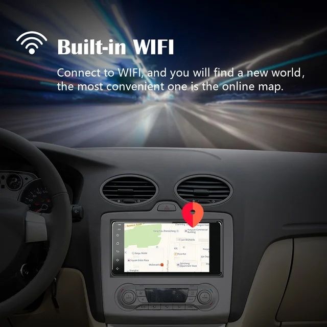 Rádio android 7 polegadas Toyota Corolla WiFi Touch GPS Bluetooth NOVO