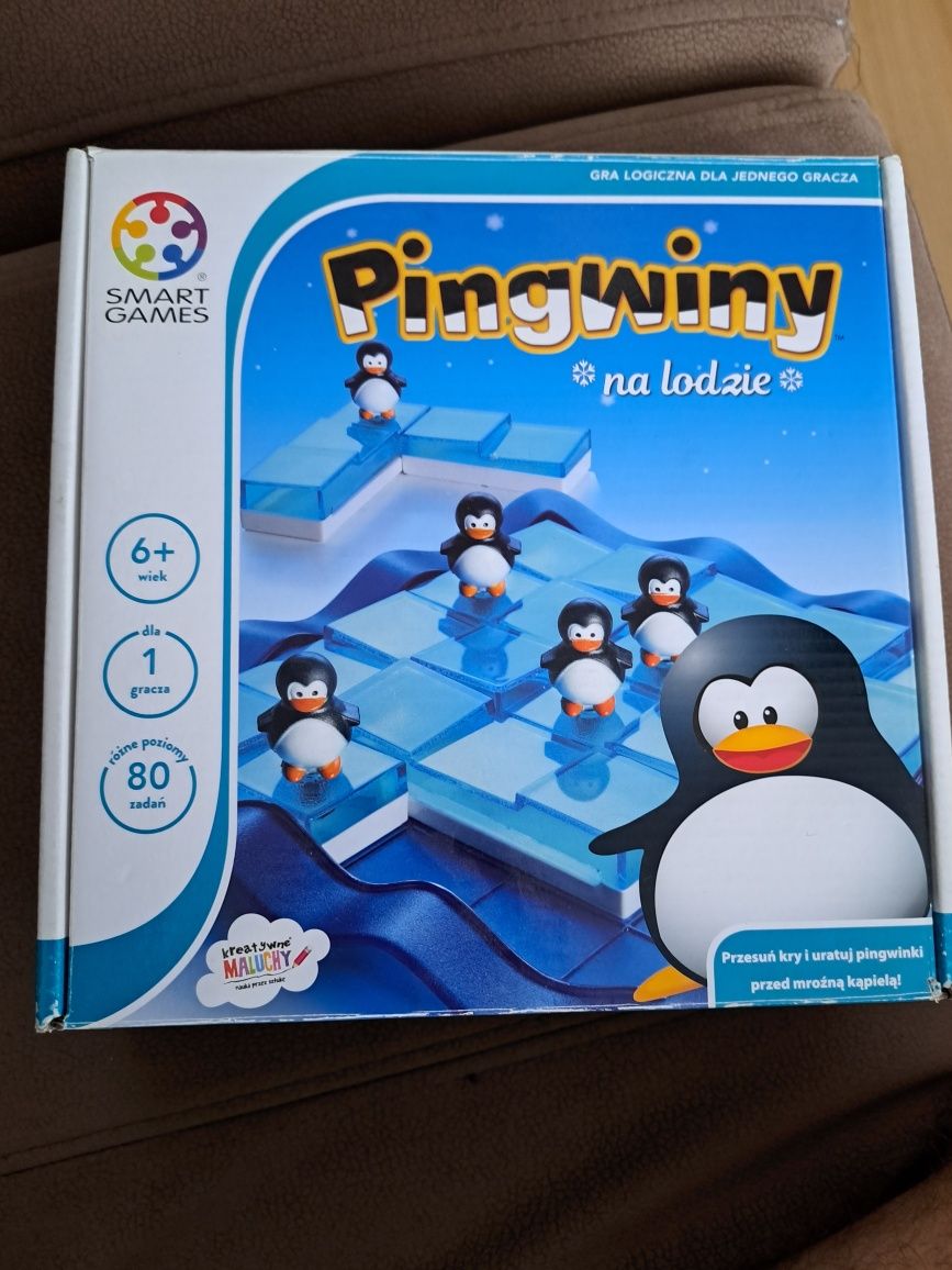 Pingwiny na lodzie gra logiczna 6+ smart games