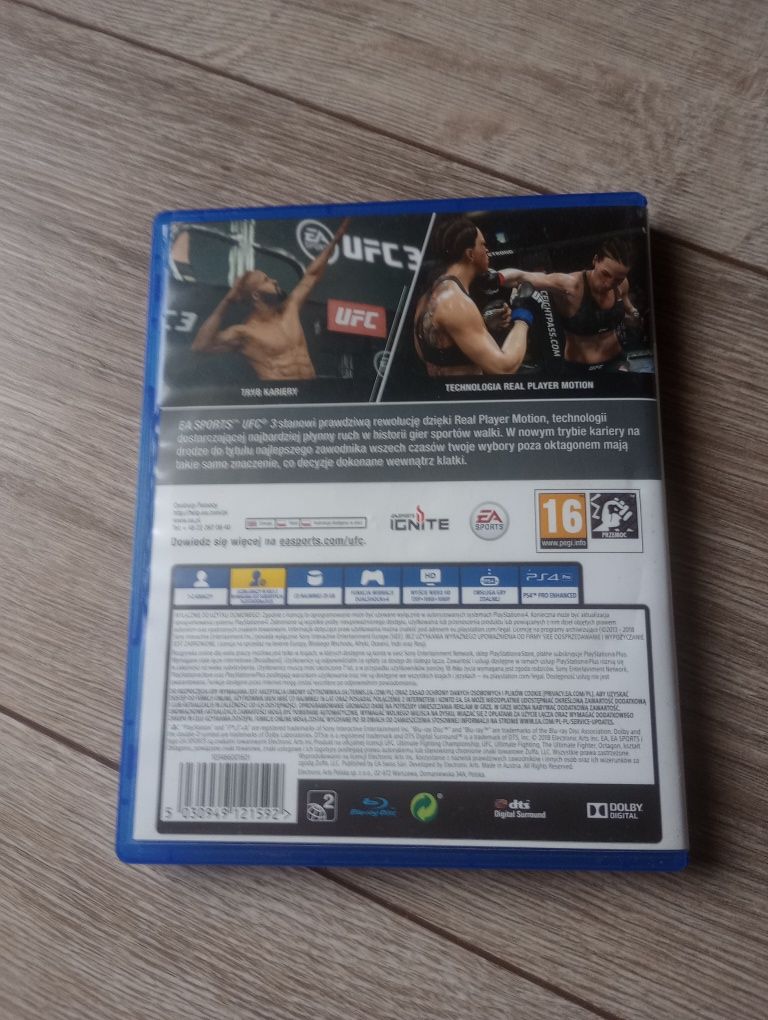 UFC 3 PS4 PL Sprzedam