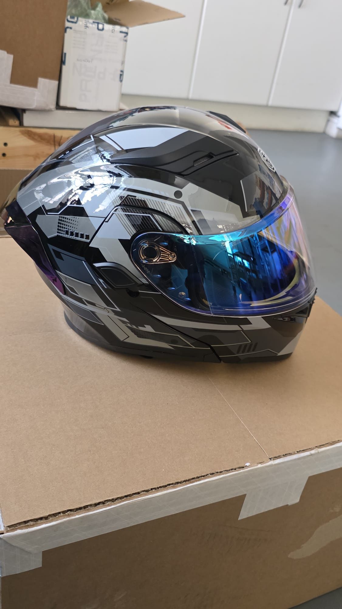 Capacete modular tamanho M