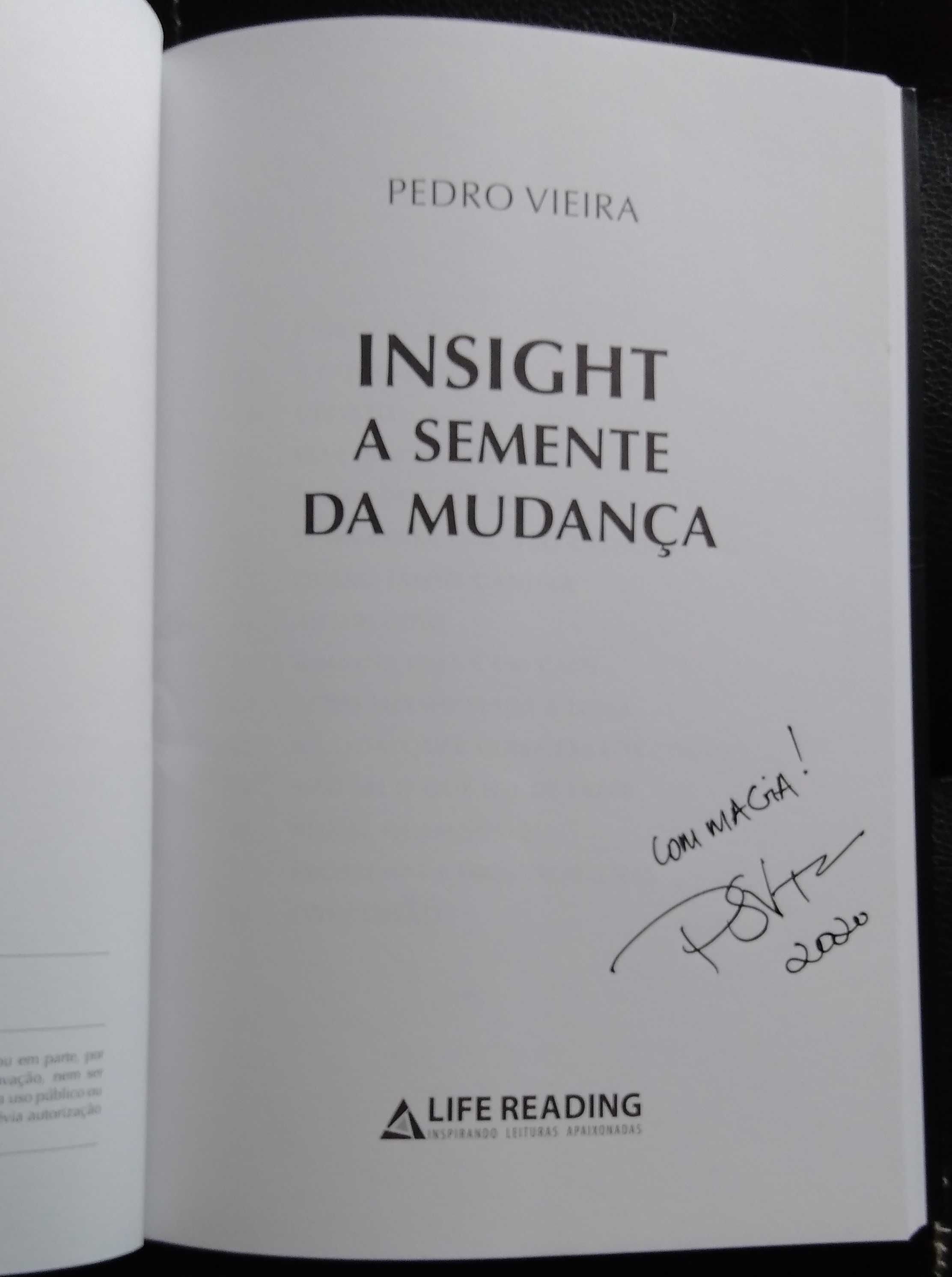 Livro "Insight - A semente da Mudança", de Pedro Vieira